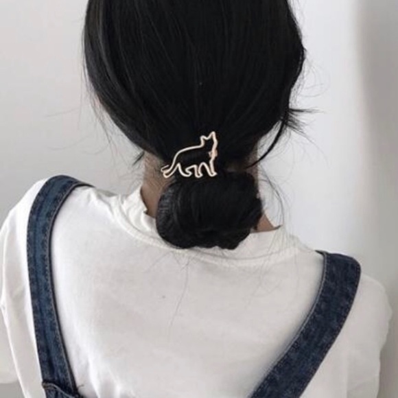 Accessories - Cat Lover’s Silver Hair Clip